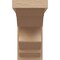 Ekena Millwork 6"W x 12"D x 12"H Classic Sheridan Rough Cedar Woodgrain TimberThane Corbel, Primed Tan CORUR06X12X12SHERCPR - alternate 2